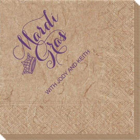 Mardi Gras Crown Bali Napkins