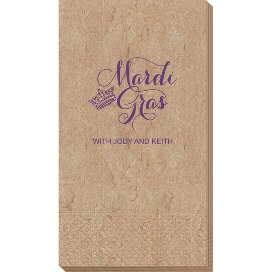 Mardi Gras Crown Bali Guest Towels