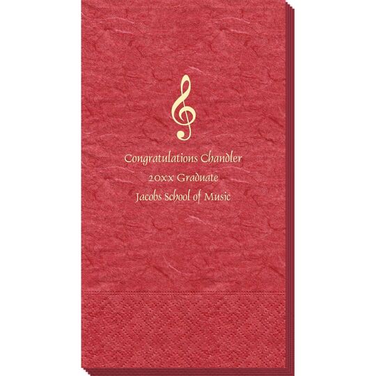 Treble Clef Bali Guest Towels