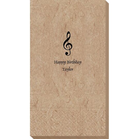 Treble Clef Bali Guest Towels
