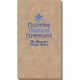 Flurries Flannel Firewood Bali Guest Towels Image 1 of 2