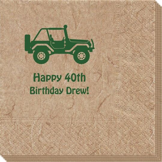 Four Wheel Drive Bali Napkins