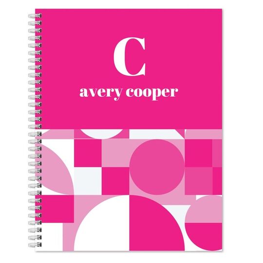 Abstract Pattern Spiral Notebook