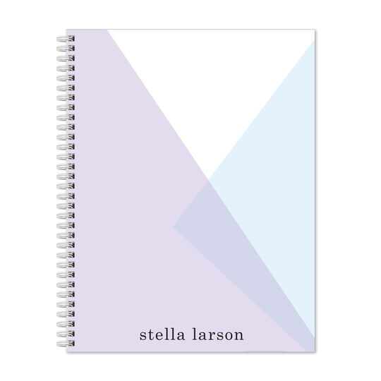 Chic Abstract Spiral Notebook