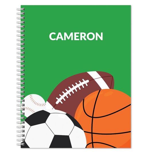 Sports Spiral Notebook