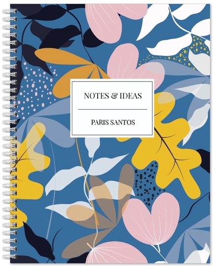 Falling Leaves Spiral Notebook