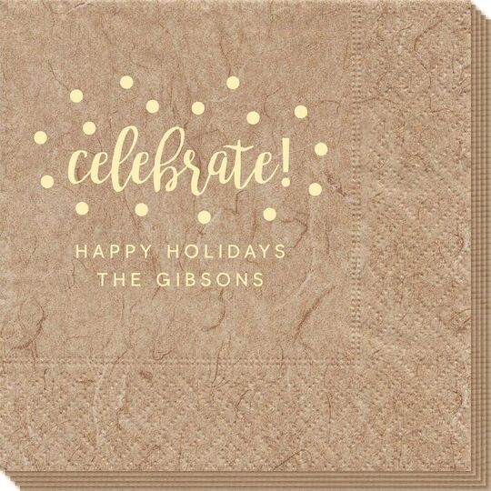 Confetti Dots Celebrate Bali Napkins