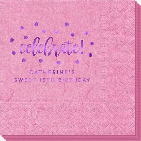 Confetti Dots Celebrate Bali Napkins