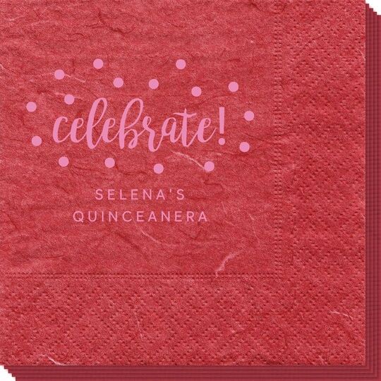 Confetti Dots Celebrate Bali Napkins