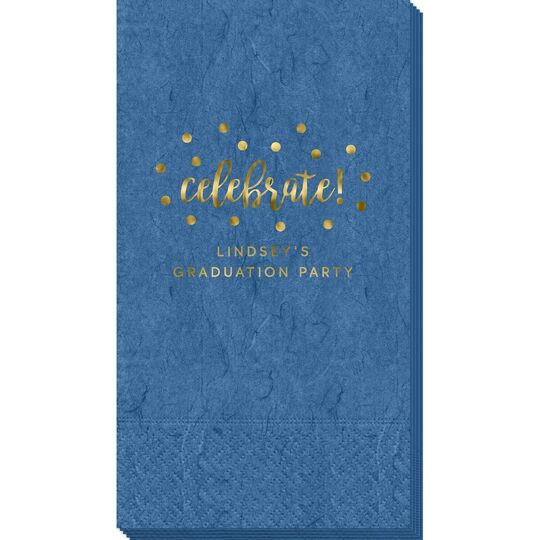 Confetti Dots Celebrate Bali Guest Towels