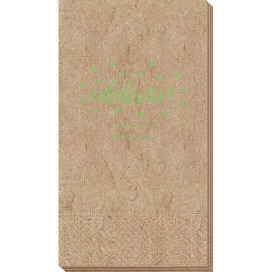 Confetti Dots Celebrate Bali Guest Towels