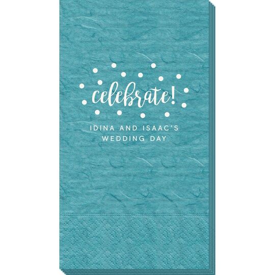 Confetti Dots Celebrate Bali Guest Towels