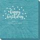 Confetti Dots Happy Birthday Bali Napkins Image 4 of 4