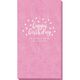 Confetti Dots Happy Birthday Bali Guest Towels Image 1 of 4