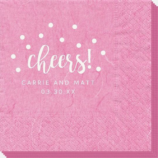 Confetti Dots Cheers Bali Napkins