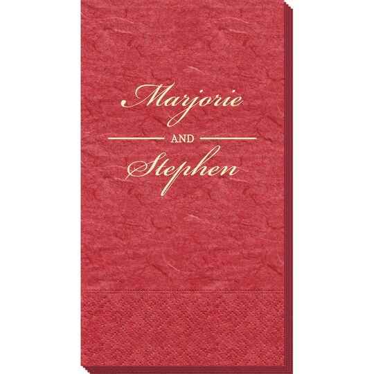 Duo Name Bali Guest Towels