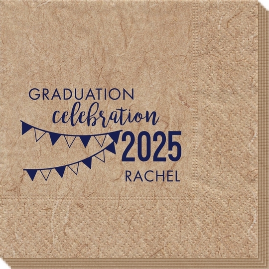 Celebration Pennants Graduation Bali Napkins