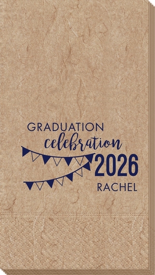 Celebration Pennants Graduation Bali Guest Towels