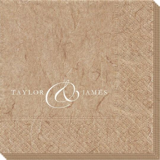 Elegant Ampersand Bali Napkins