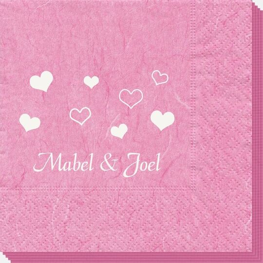 Pretty Hearts Galore Bali Napkins