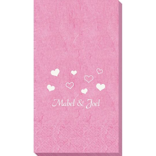 Pretty Hearts Galore Bali Guest Towels