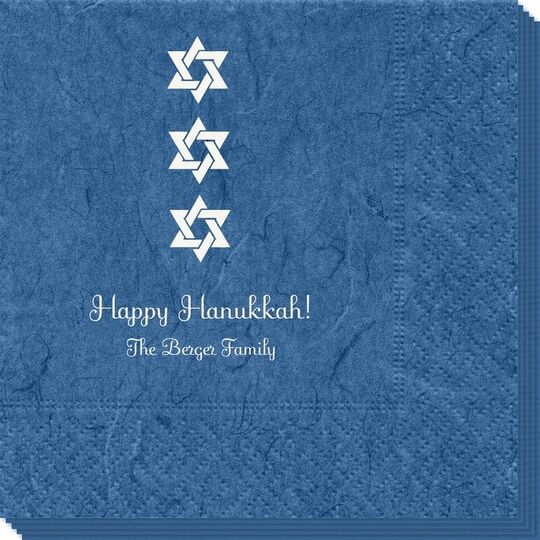 Star of David Row Bali Napkins