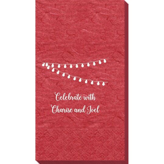 String Lights Bali Guest Towels