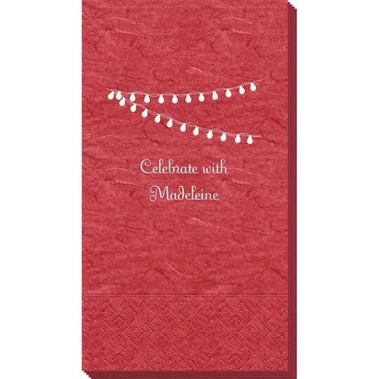 String Lights Bali Guest Towels