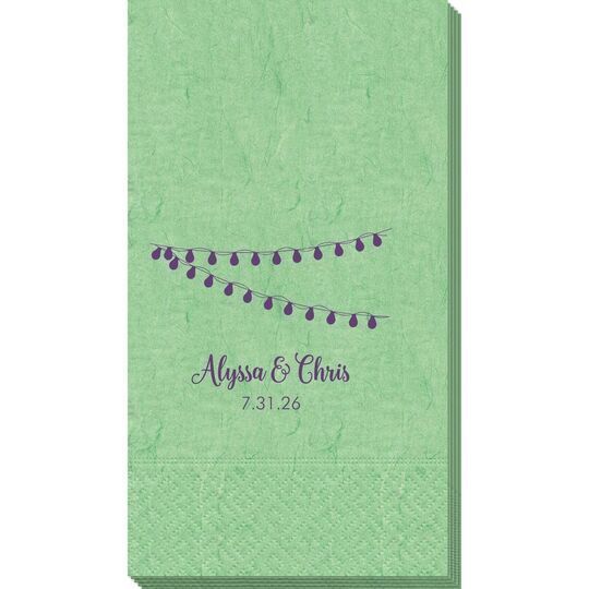 String Lights Bali Guest Towels