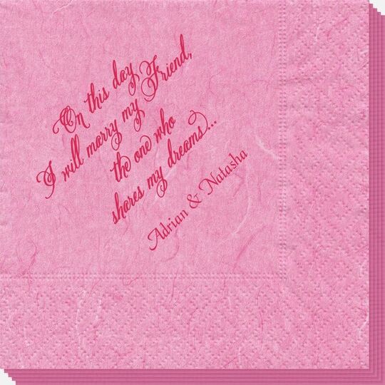 Elegant Marry My Friend Bali Napkins