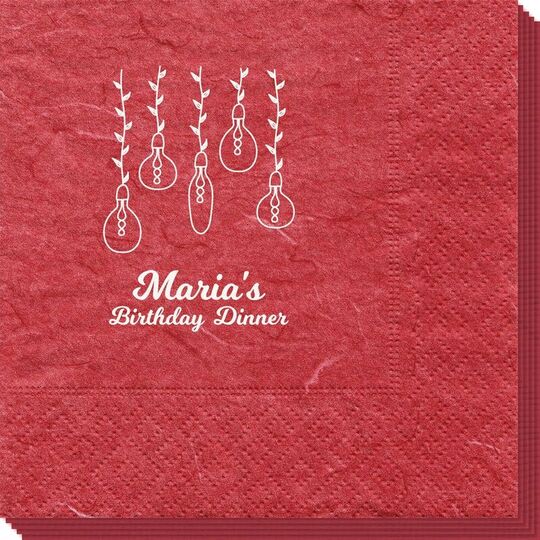 Hanging Vine Lights Bali Napkins