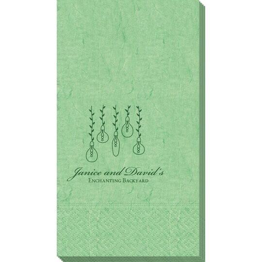 Hanging Vine Lights Bali Guest Towels