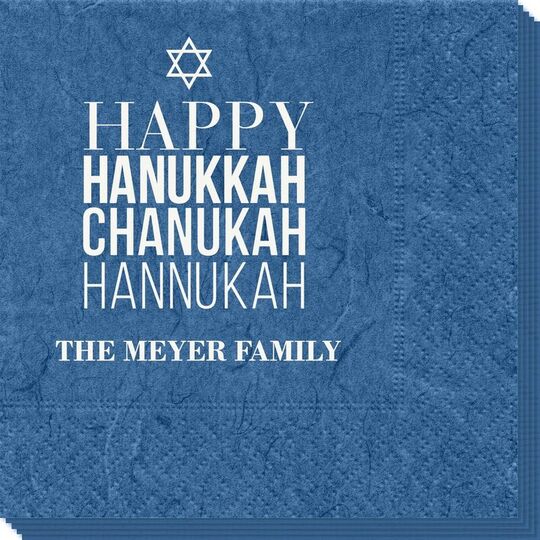 Hanukkah Chanukah Bali Napkins