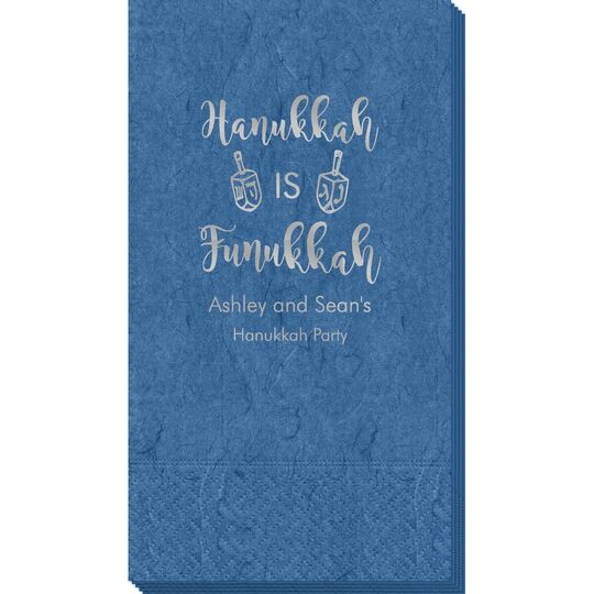 Hanukkah Is Funukkah Bali Guest Towels