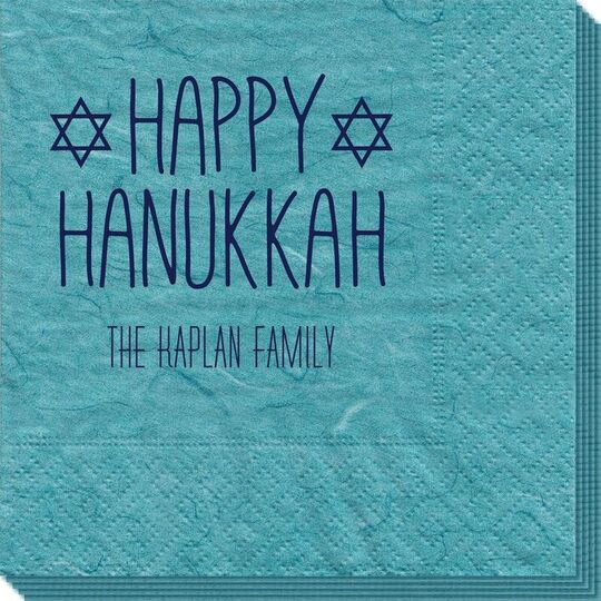 Hanukkah Jewish Stars Bali Napkins