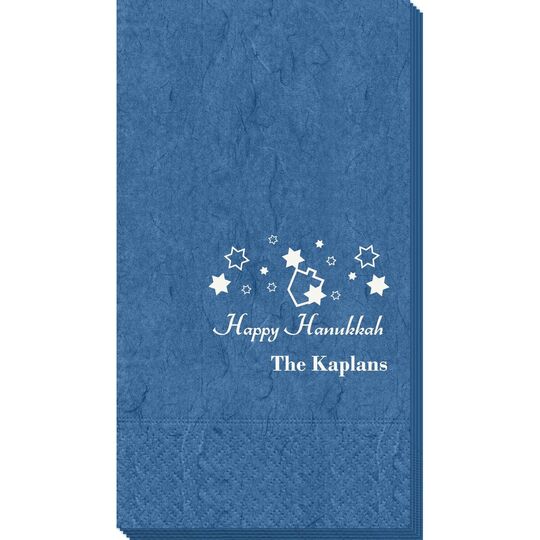 Happy Hanukkah Bali Guest Towels