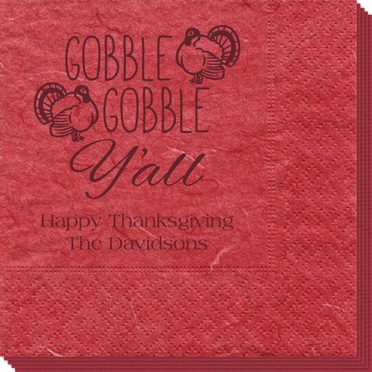 Gobble Gobble Y'all Bali Napkins