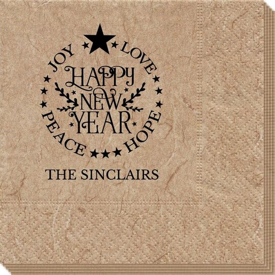 Happy New Year Bali Napkins