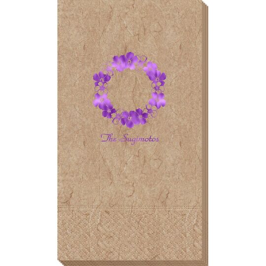 Hawaiian Lei Bali Guest Towels