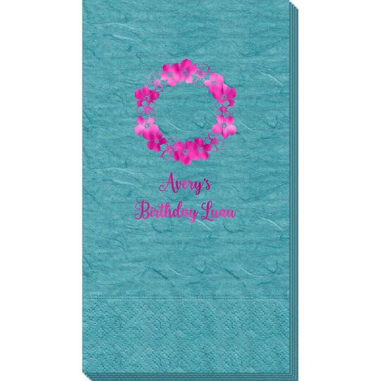 Hawaiian Lei Bali Guest Towels