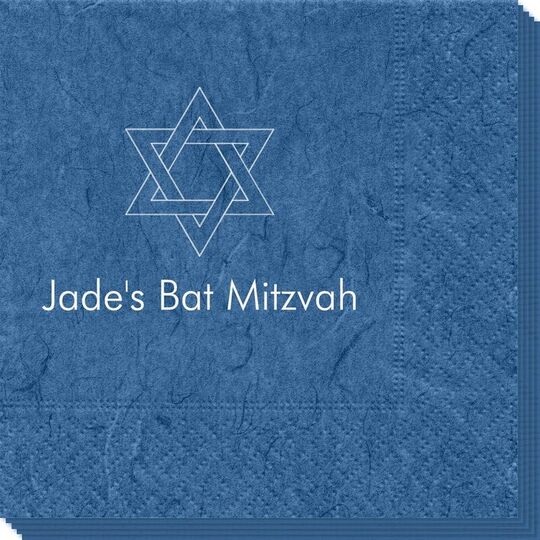 Interlocking Star of David Bali Napkins