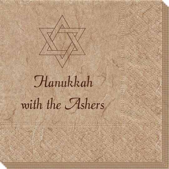 Interlocking Star of David Bali Napkins