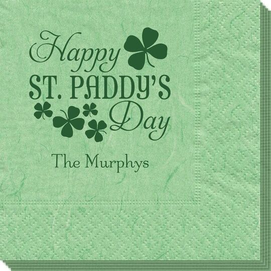 Happy St. Paddy's Day Bali Napkins