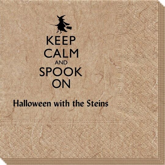 Keep Calm and Spook On Bali Napkins