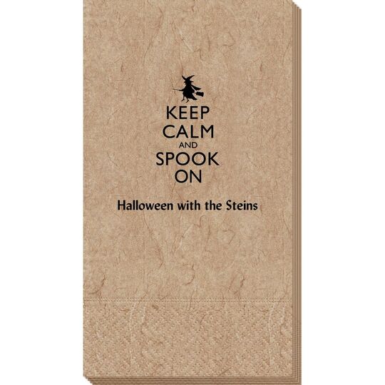 Keep Calm and Spook On Bali Guest Towels