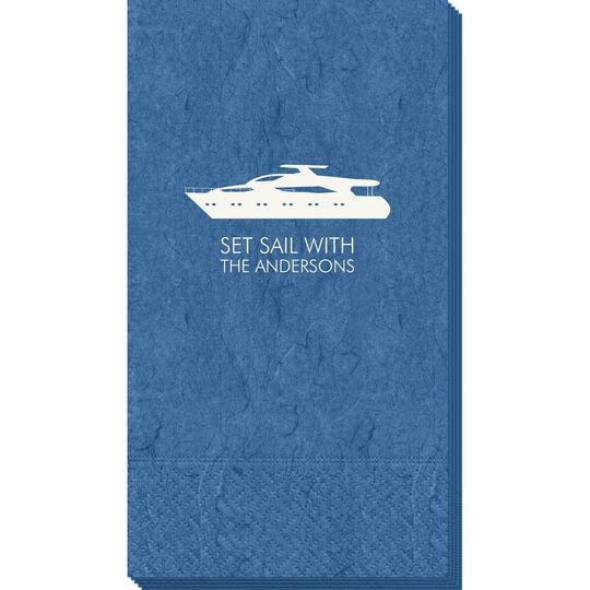 Large Yacht Bali Guest Towels