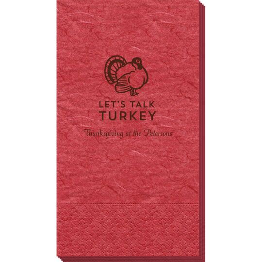 Let's Talk Turkey Bali Guest Towels