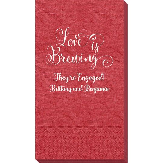 Love is Brewing Bali Guest Towels