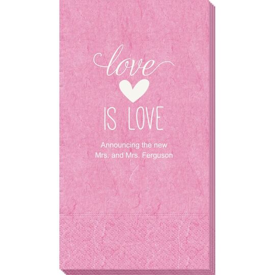 Love is Love Bali Guest Towels
