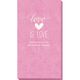 Love is Love Bali Guest Towels Image 1 of 3